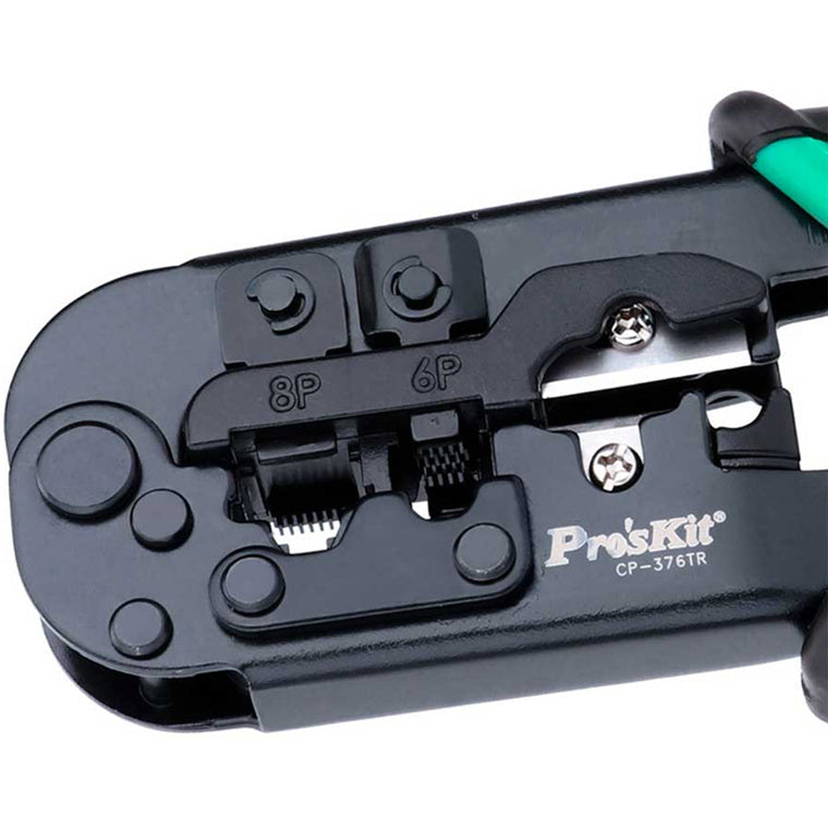 ProsKit CP-376TR 4P/6P/8P Telecom Crimping Tool (190mm)