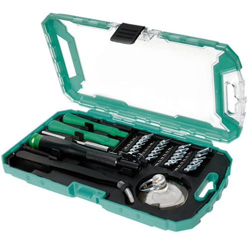 ProsKit SD-9322M Smart Phone & Tablets Repair Technician 24 pcs Bits & Tools Kit, Designed for Apple, Huawei, and more