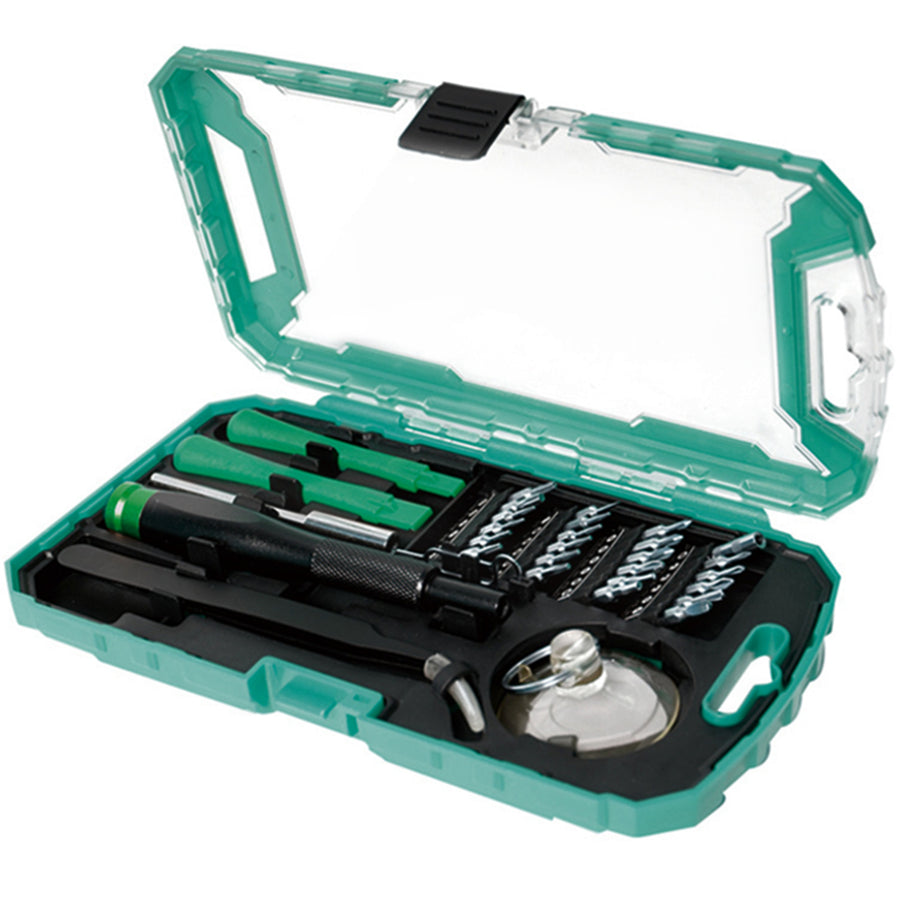 ProsKit SD-9322M Smart Phone & Tablets Repair Technician 24 pcs Bits & Tools Kit, Designed for Apple, Huawei, and more
