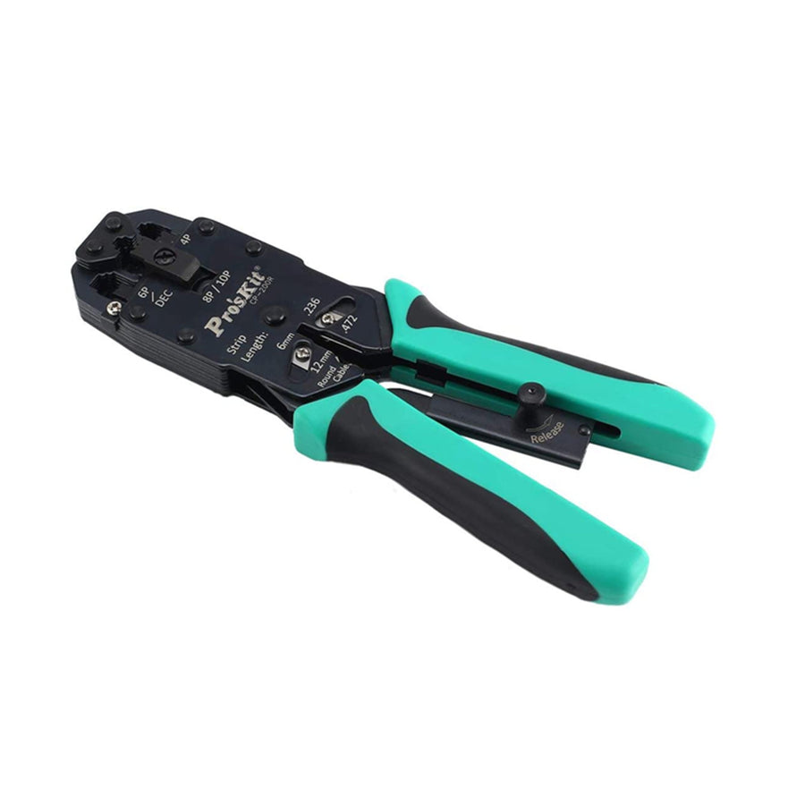 ProsKit CP-200R 4 in 1 Professional Modular Crimps Strips & Cuts Tool (205mm)