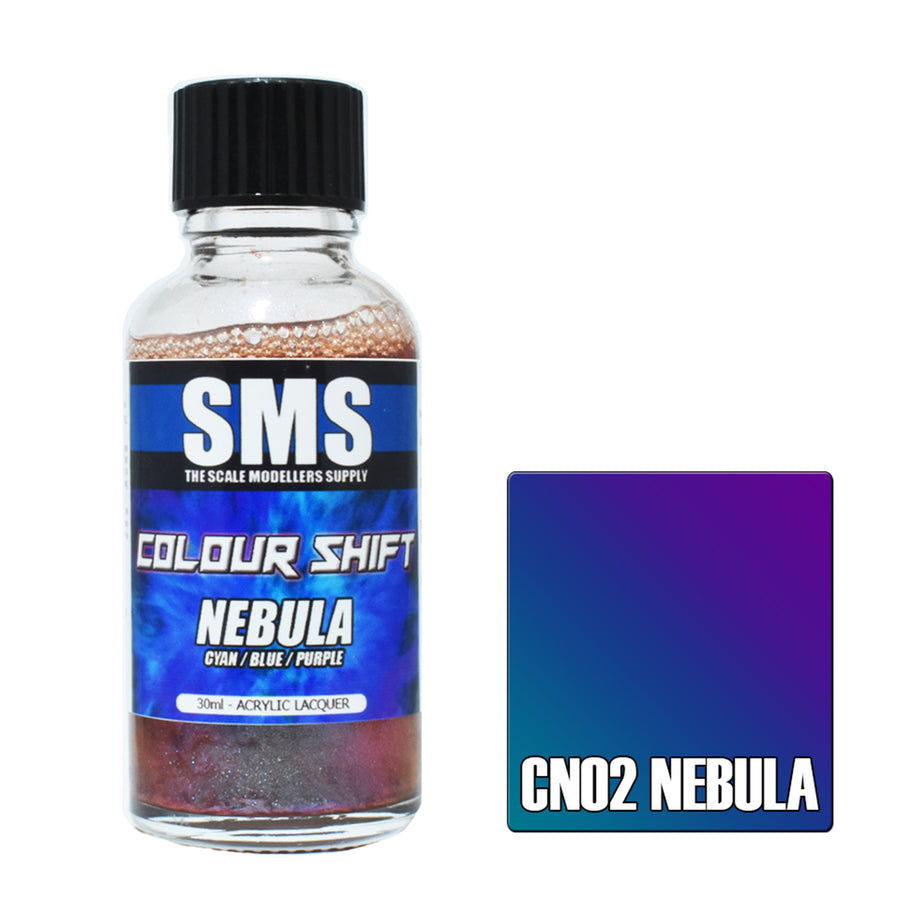 SMS CN02 - AIRBRUSH PAINT 30ML COLOUR SHIFT NEBULA ACRYLIC LACQUER SCALE MODELLERS SUPPLY