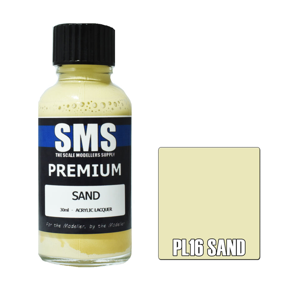 SMS PL16 - AIRBRUSHFARBE 30ML PREMIUM SAND ACRYLLACK MODELLBAUBEDARF