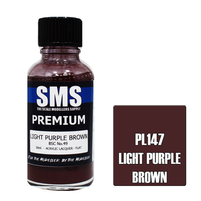 SMS PL147 - AIRBRUSHFARBE 30ML PREMIUM HELL LILA-BRAUN ACRYLLACK FÜR MODELLBAUER