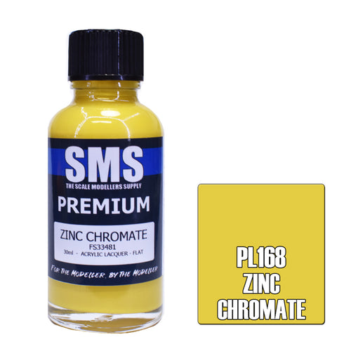 SMS PL168 - AIR BRUSH PAINT 30ML PREMIUM ZINC CHROMATE ACRYLIC LACQUER SCALE MODELLERS SUPPLY