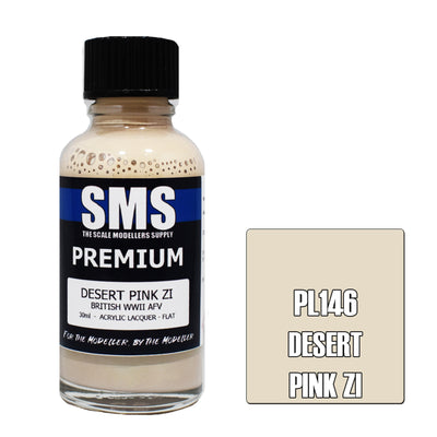 SMS PL146 - AIRBRUSHFARBE 30ML PREMIUM DESERT PINK ZI ACRYLLACK MODELLBAUBEDARF
