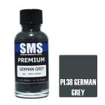 SMS PL38 - AIR BRUSH PAINT 30ML PREMIUM GERMAN GREY  ACRYLIC LACQUER SCALE MODELLERS SUPPLY