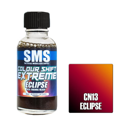 SMS AIRBRUSH PAINT 30ML COLOUR SHIFT EXTREME ECLIPSE ACRYLIC LACQUER SCALE MODELLERS SUPPLY