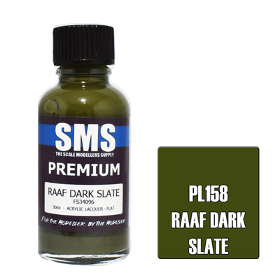 SMS PL158 - AIR BRUSH PAINT 30ML PREMIUM RAAF DARK SLATE  ACRYLIC LACQUER SCALE MODELLERS SUPPLY