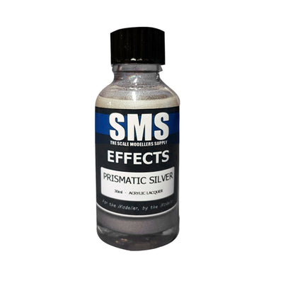 SMS AIRBRUSH PAINT 30ML EFFECTS PRISMATIC SILVER ACRYLIC LACQUER SCALE MODELLERS SUPPLY
