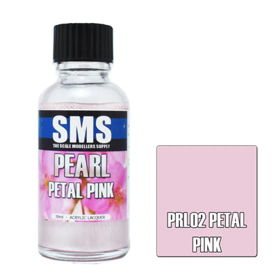 SMS PRL02 - AIRBRUSH FARBE 30ML PERLE BLÜTENBLATT ROSA ACRYLLACK MODELLBAU ZUBEHÖR