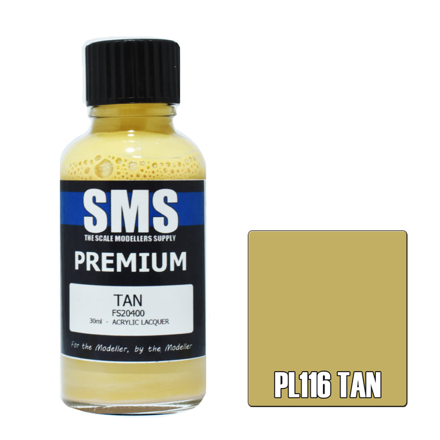 SMS PL116 - AIR BRUSH PAINT 30ML PREMIUM TAN ACRYLLACK MODELLBAUZUBEHÖR