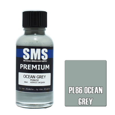 SMS PL86 - AIRBRUSHFARBE 30ML PREMIUM OZEANBLAU  ACRYLLACK MODELLBAUBEDARF
