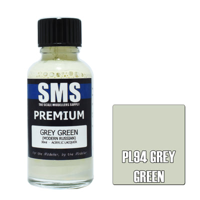 SMS PL94 - AIRBRUSHFARBE 30ML PREMIUM GRAUGRÜN ACRYL LACK FÜR MODELLBAUER