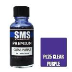 SMS PL25 - AIRBRUSH-FARBE 30ML PREMIUM KLARES LILA ACRYL-LACK MODELLBAU-ZUBEHÖR