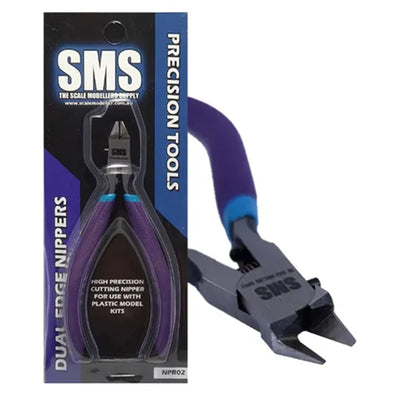 SMS NPR02 - SCALE MODELLERS SUPPLY DUAL EDGE NIPPERS TO CUT MODEL PLASTIC
