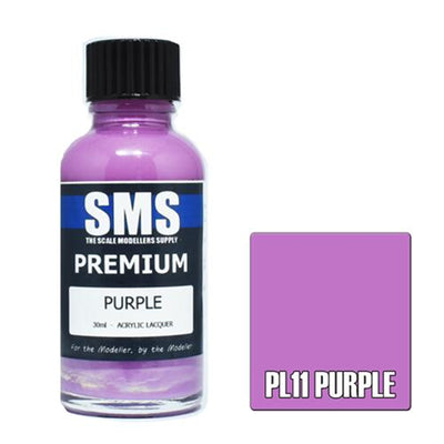 SMS PL11 - AIRBRUSH-FARBE 30ML PREMIUM VIOLETT ACRYL-LACK FÜR MODELLBAUER