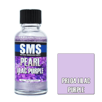 SMS PRL04 - AIRBRUSH FARBE 30ML PERLMUTT LILA ACRYL LACK SCALE MODELLERS SUPPLY