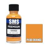 SMS PL08 - AIRBRUSHFARBE 30ML PREMIUM ORANGE ACRYLLACK FÜR MODELLBAUER