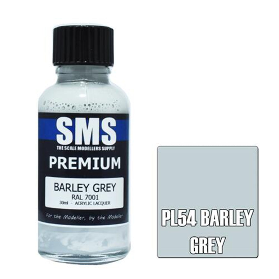SMS PL54 - AIR BRUSH PAINT 30ML PREMIUM BARLEY GREY  ACRYLIC LACQUER SCALE MODELLERS SUPPLY
