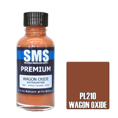 SMS PL210 - AIRBRUSHFARBE 30ML PREMIUM WAGEN OXID ACRYLLACK FÜR MODELLBAUER