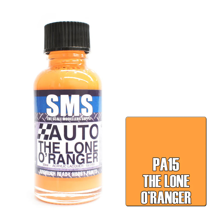 SMS PA15 - AIRBRUSH PAINT 30ML AUTO COLOUR THE LONE O'RANGER SCALE MODELLERS SUPPLY