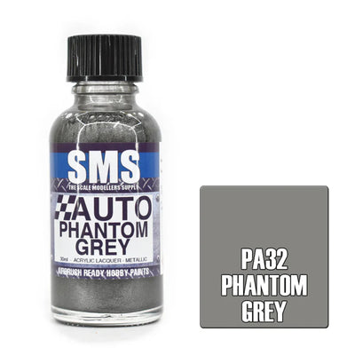 SMS PA32 – AIRBRUSH-FARBE 30ML PHANTOM GRAU ACRYL LACK SCALE MODELLERS SUPPLY