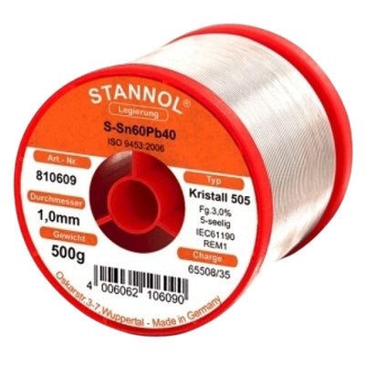 Stannol Stannol PBHS10-0.7 60/40 HS10 Solderwire 0.7mm 500g