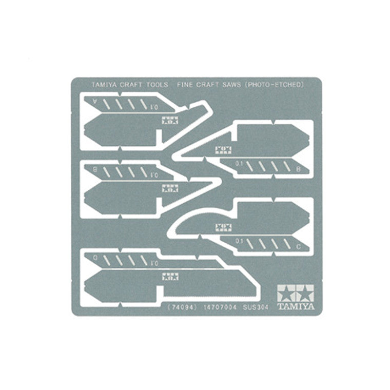 Tamiya 74094 - TAMIYA .1mm PRECISION CRAFT SAW SET I (SAWING)