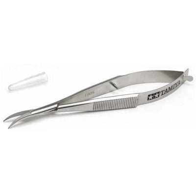 Tamiya 74151 - TAMIYA SPRING LOADED CURVED SCISSORS