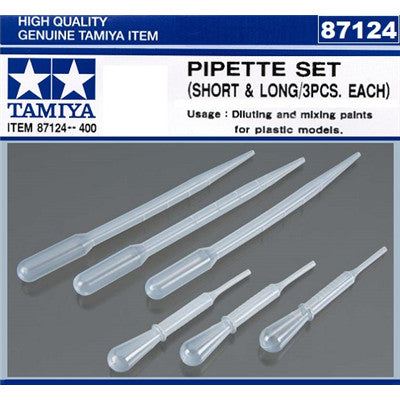 Tamiya - Pipette Set - 3x Short - 3x Long
