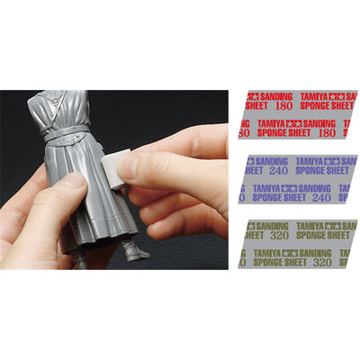 Tamiya Finishing Materials Series No.163 - Sanding Sponge Sheet