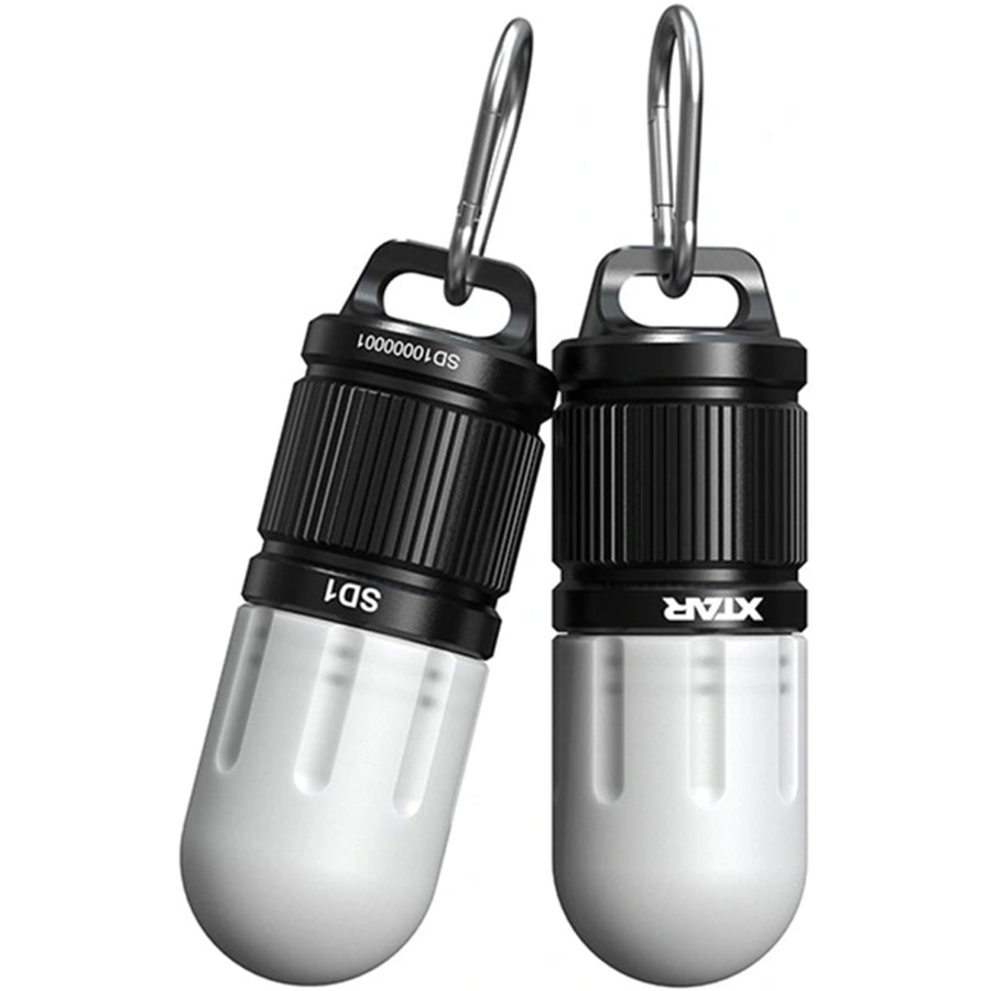 XTAR SD1 LED Beacon 4 Colour 8 Light Modes 100M Powered by CR123A Battery