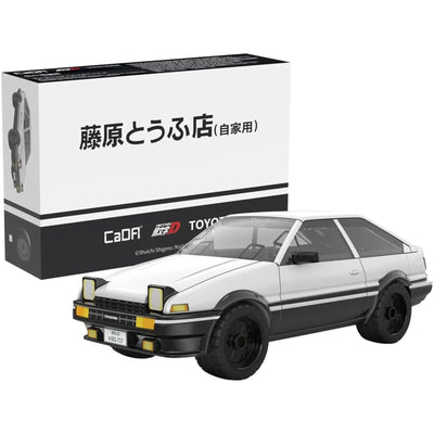 CaDA   Initial-D Toyota AE86 Trueno Car Brick Model Kit