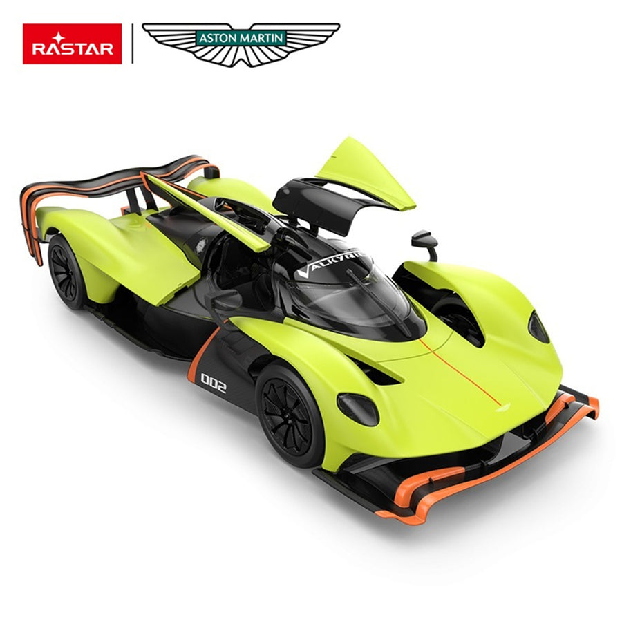 RASTAR 1:14 Green Aston Martin Valkyrie AMR Pro 2.4GHz Remote R/C Car Official Authorization, Doors Can Be Opened Manually, One-Click Acceleration. Batteries are NOT Included! Ages 6+!