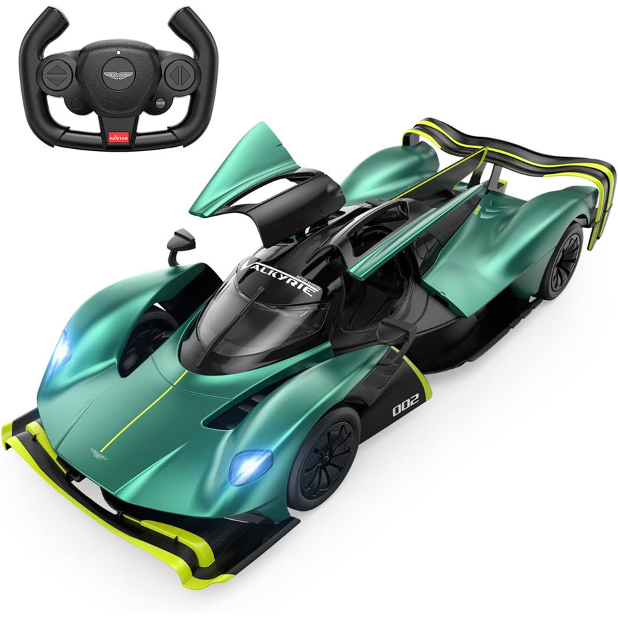 RASTAR 1:14 Dark Green Aston Martin 2.4GHz Remote R/C Car Official Authorization, Doors Can Be Opened Manually, One-Click Acceleration. Batteries are NOT Included! Ages 6+!