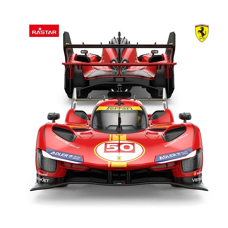 RASTAR 1:14 Red Ferrari 499P 2.4GHz Remote R/C Car Official Authorization, Doors Can Be Opened Manually, One-Click Acceleration. Batteries are NOT Included! Ages 6+!