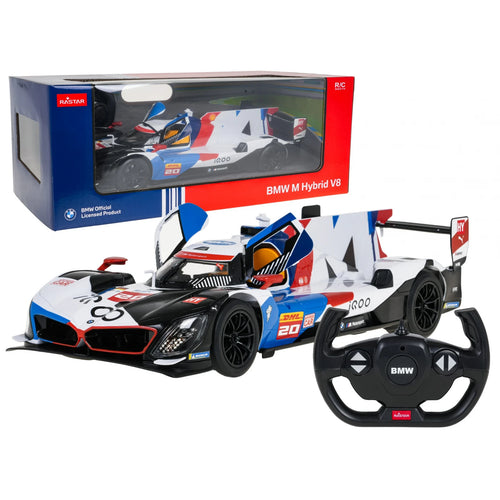 RASTAR 1:14 White BMW M Hybrid V8 2.4GHz Remote R/C Car Official Authorization, Doors Can Be Opened Manually, LED Driving Lights, Batteries are NOT Included! Ages 6+!