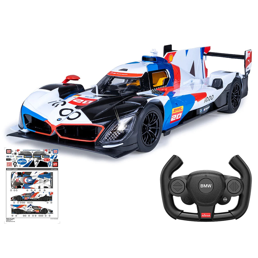 RASTAR 1:14 White BMW M Hybrid V8 2.4GHz Remote R/C Car Official Authorization, Doors Can Be Opened Manually, LED Driving Lights, Batteries are NOT Included! Ages 6+!