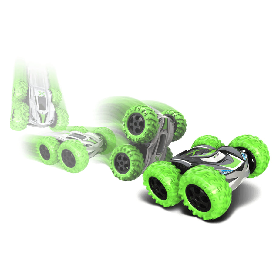 Silverlit EXOST 1:18 Green 360 Cross II (ASSD) , 2.4GHz, R/C, Powerful, Remote Control, Drive indoor and outdoor, Batteries are NOT included. For Ages 5+.