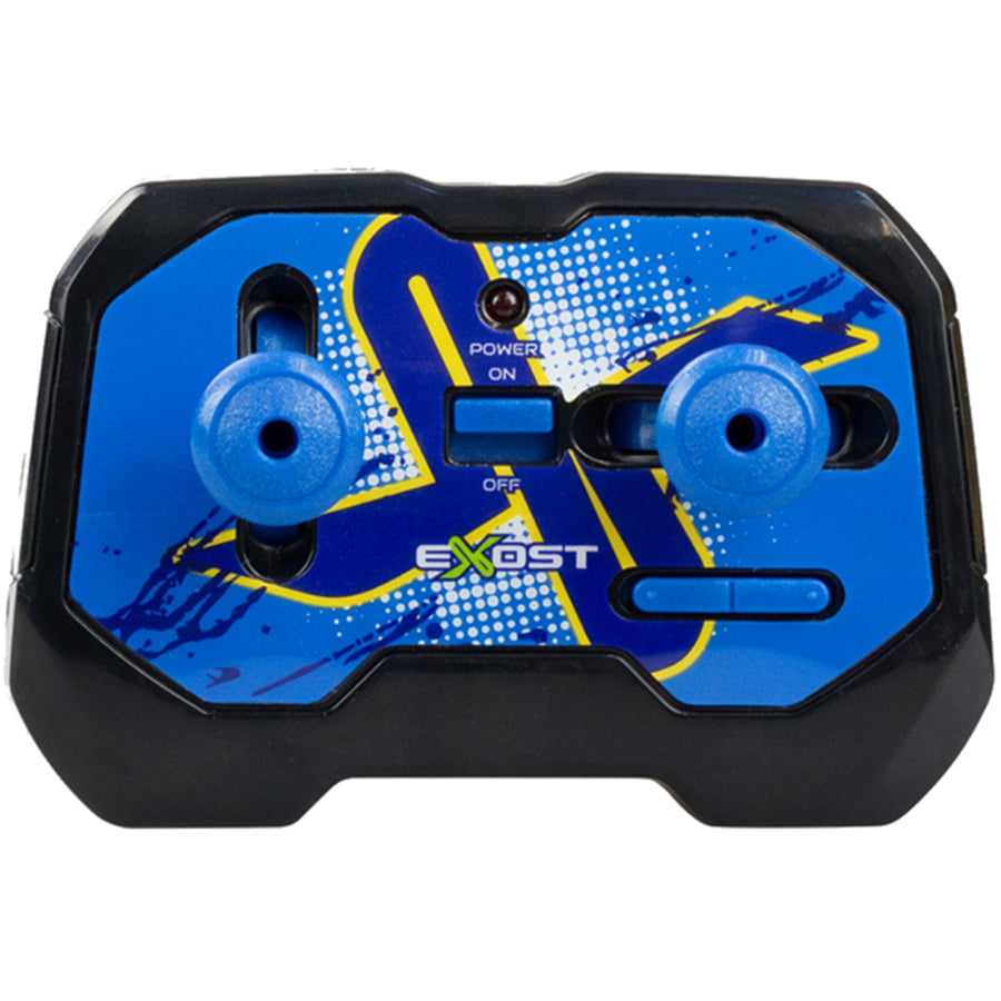 EXOST 1:8 Black & Blue WAVE RIDER, 2.4 GHz, R/C Anti-Shock Suspension Rim, Water Resistant Body, Power-Up with Twin Turbines - For Ages 5+!