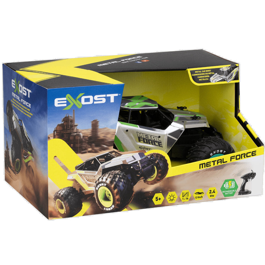 Silverlit EXOST METAL FORCE 1:16, LED Lights 2.4GHz, R/C, Max Speed 12KM/H For Age 5+!
