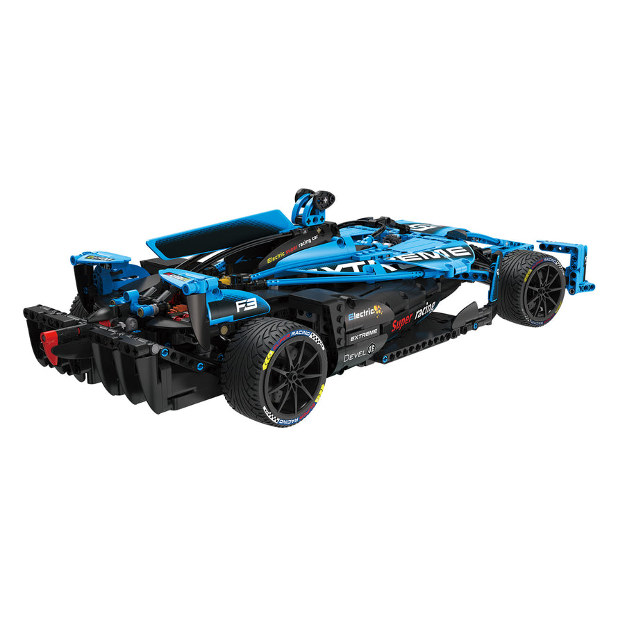 CaDA Brick Model Formula E F1 Car 1:8, 1667Pcs For Ages 8+!