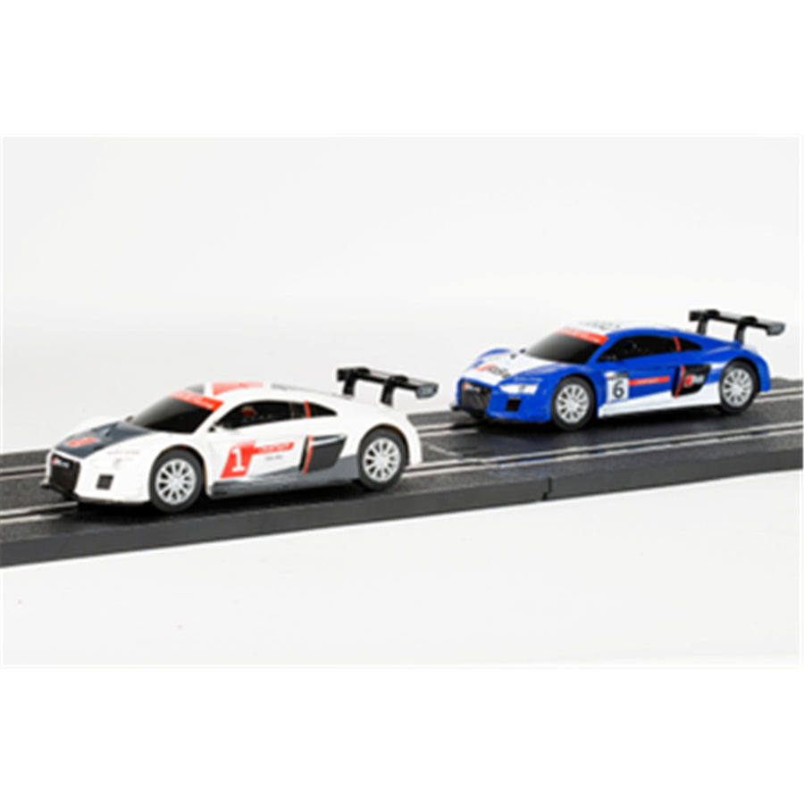 SCALEXTRIC Audi Racers Batteriebetriebenes Rennset 1:43 260cm, Für Alter 8+! Batterien NICHT enthalten