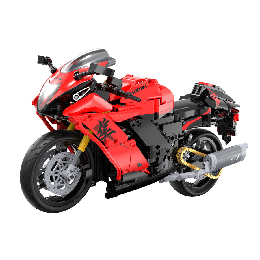 CaDA   Suzuki Hayabusa Motorcycle Brick Model Kit (Licensed)
