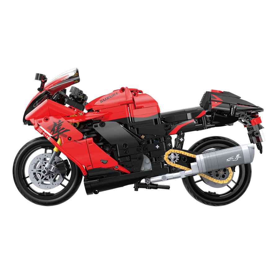 CaDA   Suzuki Hayabusa Motorcycle Brick Model Kit (Licensed)