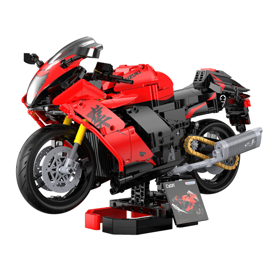 CaDA   Suzuki Hayabusa Motorcycle Brick Model Kit (Licensed)