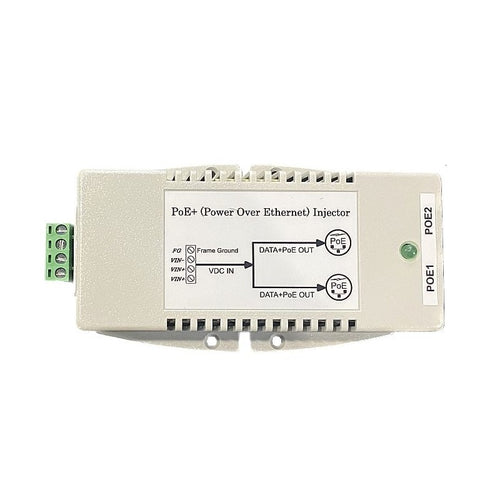 TP-DC-1248GDx2-HP - Tycon Systems TP-DC-1248GDx2-HP - Tycon Power TP-DC-1248GDx2-HP 10-15VDC Input, Dual Gigabit 56V 802.3at Output, 42W