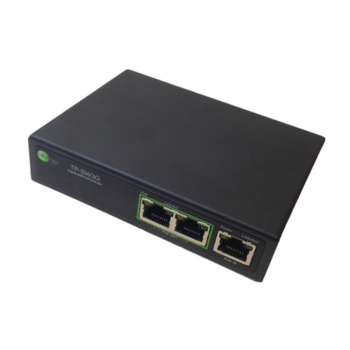Tycon Systems TP-SW3G - Tycon Power Systems TP-SW3G 802.3af/at 3 Port 60W Gigabit PoE Switch