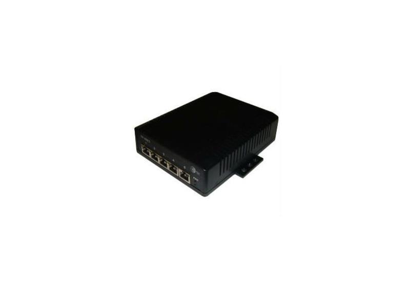 Tycon Systems TP-SW5G-24 - Tycon Power 12-36VDC in, 5 Port 802.3af Gigabit POE Switch Out (TP-SW5G-24)