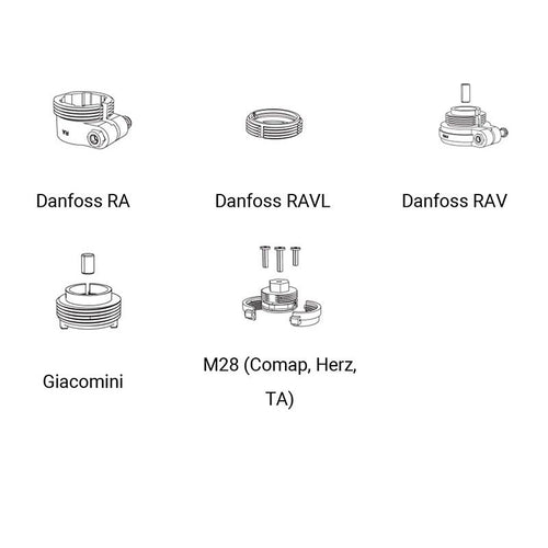 TRA3015 - Milesight IoT TRA3015 M30 X 1.5 mm Valve Adapter Kits (Applicable to WT101)
